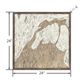 Stylecraft Swept Away Shadow Box II Brown/White Wall Art-5