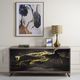 ACME Furniture Payo Black/Champagne Console Cabinet-1