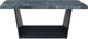 Elements International Beckley Dark Espresso Dining Table with Dark Marble Top-1
