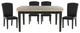 Mazin Furniture Cristo 5 Piece Espresso Dining Room Set-0