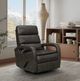 BarcaLounger® Nick Ryegate-Gray Manual Swivel Glider Recliner-1
