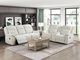 Homelegance® Dean Beige Double Manual Reclining Sofa-1