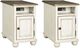 Signature Design by Ashley® Realyn 2-Piece White/Brown Living Room Tables Set-0