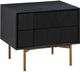 Armen Living Carnaby 3-Piece Black Brushed Queen Panel Bedroom Set-4