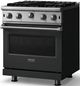 Viking® 5 Series 30" Antique Bronze Pro Style Natural Gas Range-2