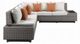 ACME Furniture Salena 5-Piece Beige/Gray Wicker Outdoor Conversation Set-5
