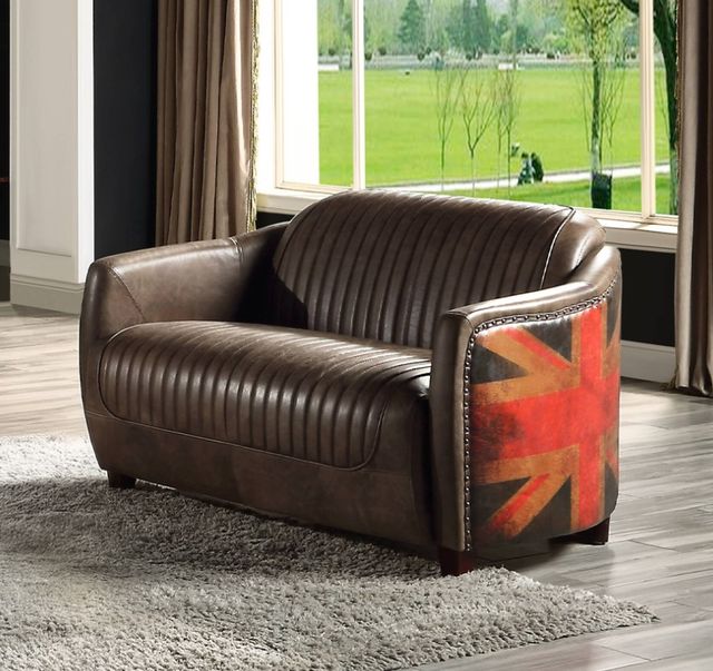 ACME Furniture Brancaster Antique Slate Loveseat-1