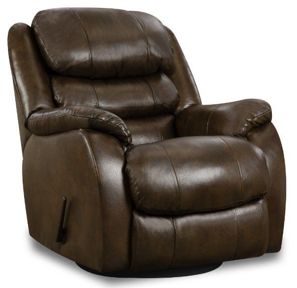 HomeStretch 196 Brown Swivel Glider Recliner-0