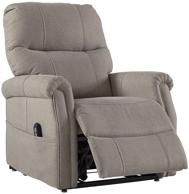 Signature Design by Ashley® Markridge Gray Power Lift Recliner-1