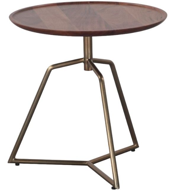 Home Trends & Design Bijou Dark Sienna Side Table-0