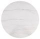Furniture of America® Sabro 5-Piece White Round Dining Table Set with Black Base-4