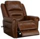 Flexsteel® Oscar Grizzly Leather Power Lift Recliner with Right-Hand Control and Power Headrest-1