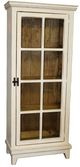 Million Dollar Rustic White Single Door Cabinet-0