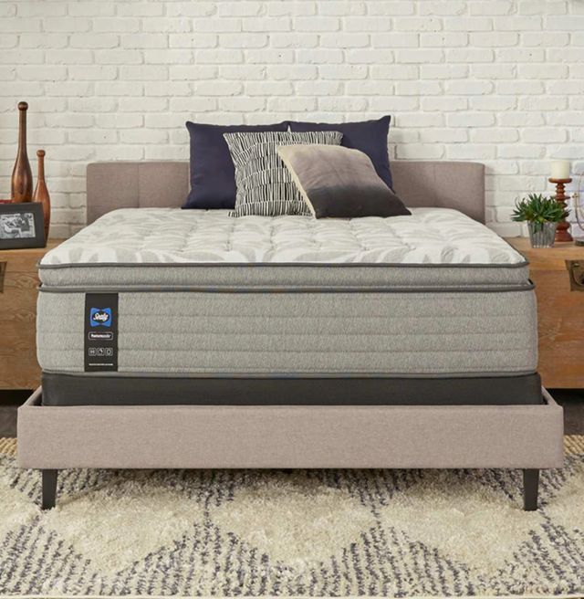 Sealy® Posturepedic® Silver Pine 15" Innerspring Plush Pillow Top Split California King Mattress-1