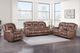 New Classic® Home Furnishings Morello Brown Power Console Loveseat-1