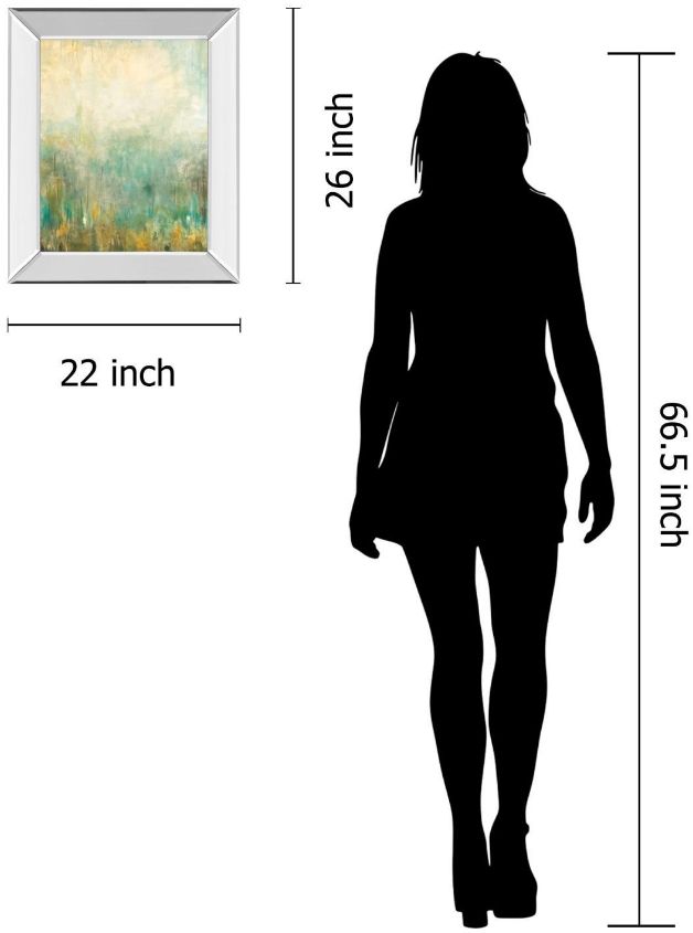 Classy Living Pasion Jardin Vert Wall Art-2