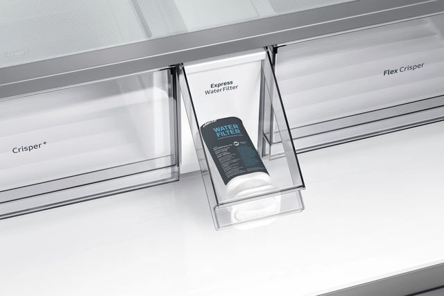 Dacor® 36 in.22.8 Cu. Ft. Silver Stainless Counter Depth French Door Refrigerator-4