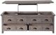 Magnussen Home® Paxton Place Dovetail Gray Lift Top Storage Cocktail Table with Casters-2
