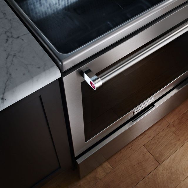 KitchenAid® 30" Stainless Steel Freestanding Electric Convection Range-7