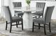 Elements International Bellini 5-Piece Grey/White Round Dining Set-0