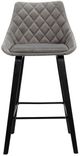 Armen Living Dani Black/Gray Counter Stool-3