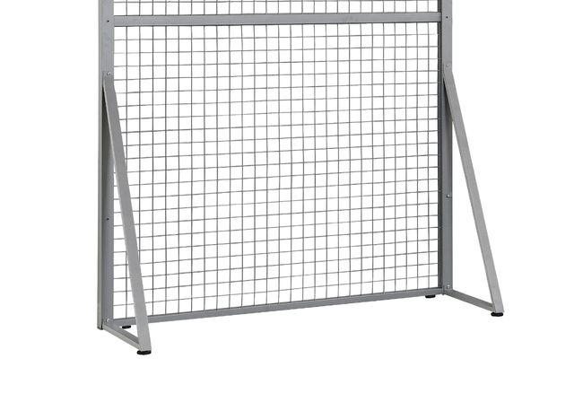 Monarch Specialties Inc. Silver 40" Display Rack Panels for Wall Decor-0