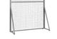 Monarch Specialties Inc. Silver 40" Display Rack Panels for Wall Decor-0