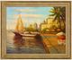 Classy Living Sunlit Marina Promenade Wall Art-0