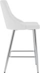 Inspire™ Devo 2-Piece White/Chrome 26" Counter Stool-3