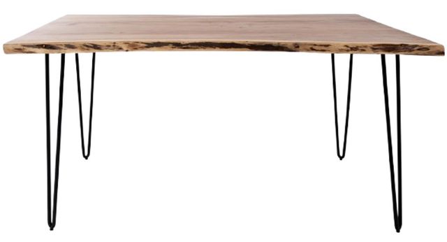 Jofran Inc. Nature's Edge Natural Dining Table with Black Base-1