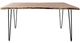 Jofran Inc. Nature's Edge Natural Dining Table with Black Base-1