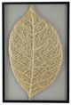 A & B Home Adonis Black/Gold Leaf Shadow Box Wall Decor-0