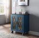 ACME Furniture Lassie Antique Blue Console Cabinet-1
