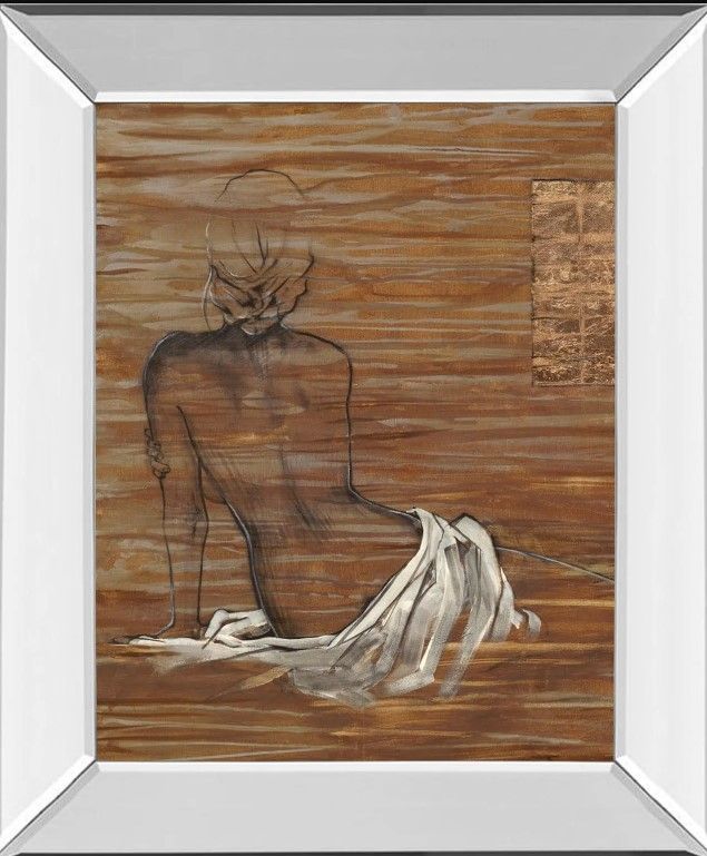 Classy Art Maya by Saro Mirror Framed Wall Art-1