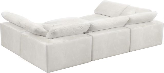Meridian Furniture Cozy 6-Piece Cream 119" Modular Sectional-2
