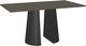 Amisco Customizable Gemma 72" Rectangular Pub Table with 1" White Oak Veneer Top-0