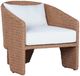 Four Hands Fae Fabric/Wicker Outdoor Chair-0