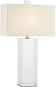 Currey & Company Clara Clear/Off-White Table Lamp-0