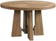Intercon Landmark Weathered Oak Round Dining Table-0