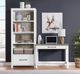 Riverside Furniture Finn Cloud/Fog Drawer Bookcase-1