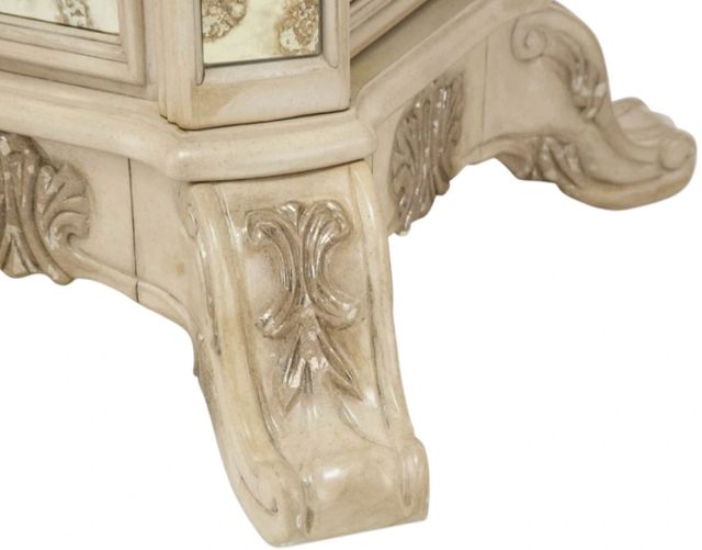 Michael Amini® Platine De Royale Champagne Round Dining Table-3