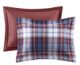 Olliix by Madison Park Essentials Parkston Red King/California King 3M Scotchgard Down Alternative All Season Comforter Set-2