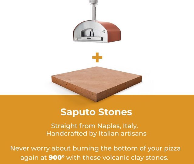 Fontana Forni Roma 39" Red Pizza Oven -2