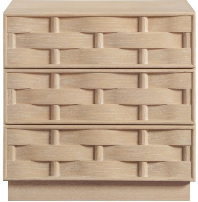 Meridian Furniture Weave Natural Nightstand-1