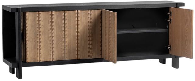 Classic Home Ellison Shoreline Noir 4-Door Cabinet-2