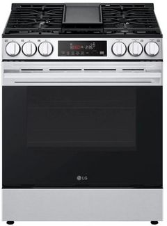 LG 30" PrintProof® Stainless Steel Slide In Gas Range