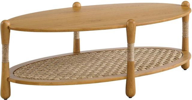 Martin Svensson Seagrass & Wood Natural Coffee Table-0