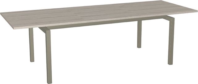 Amisco Customizable Zoom Extendable Table with 1.63" Thermo Fused Laminate Top and 1 Leaf-1