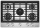 KitchenAid® 30" Stainless Steel Gas Cooktop with 5 Burners and Integrated Wok Grate-0