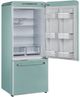 Unique® Appliances Classic Retro 30 in. 18 Cu. Ft. Ocean Mist Turquoise Bottom Freezer Refrigerator-4